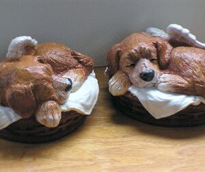 custom painted dog urn