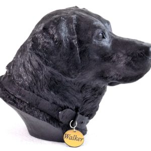 black labrador dog retriever urn