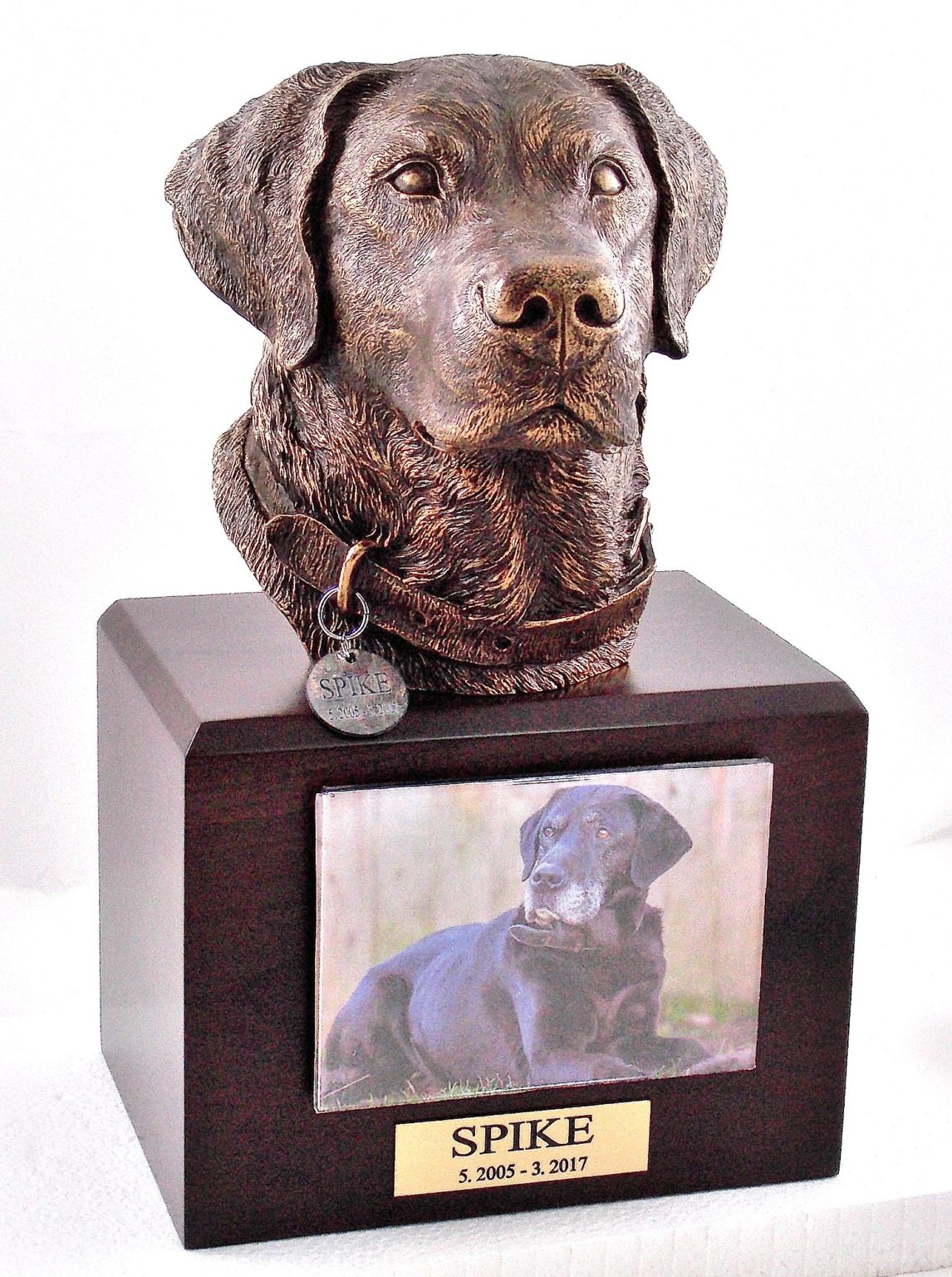 Labrador Retriever Dog Walnut Memorial Urn Artful Memorials