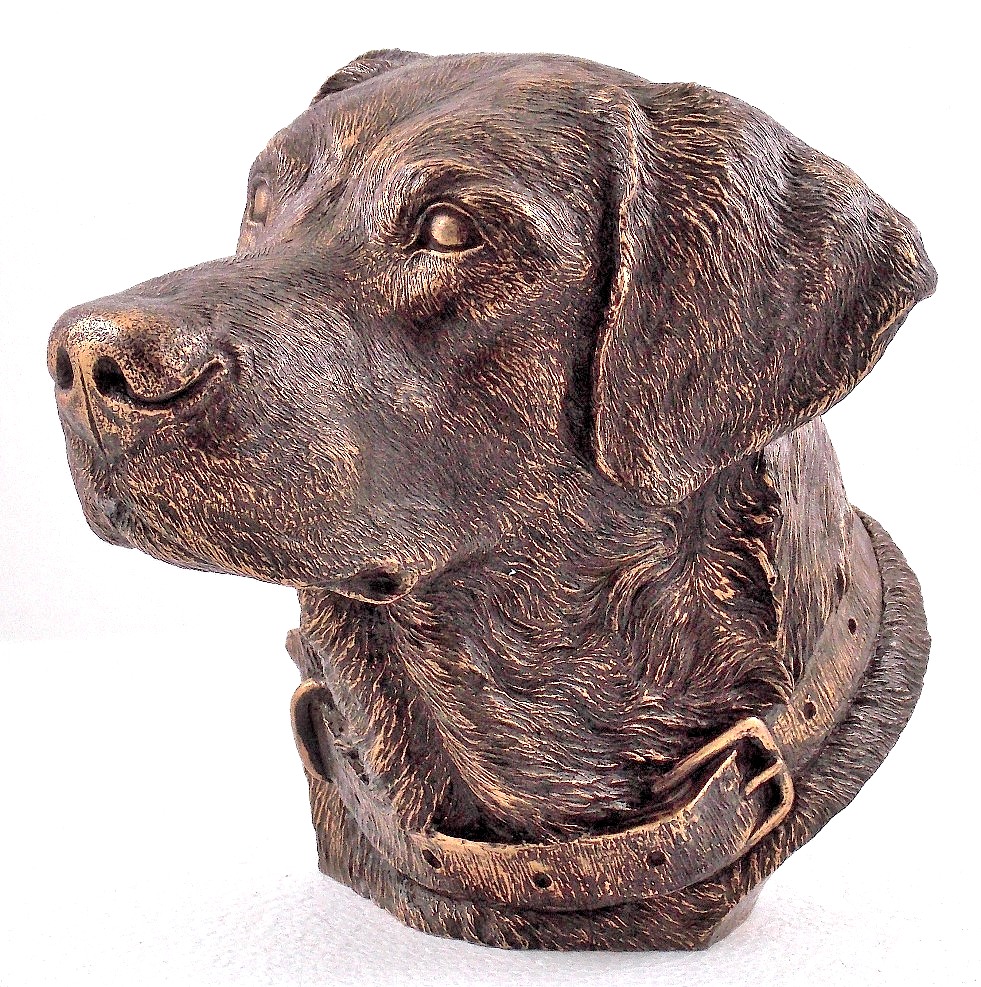 Labrador Retriever Dog Walnut Memorial Urn - Artful Memorials