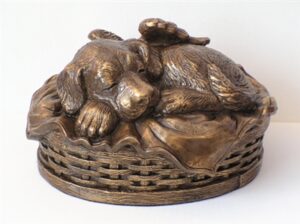 Angelic Dog Bronze Finish (Large)