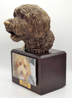 Labradoodle Dog Memorial Urn