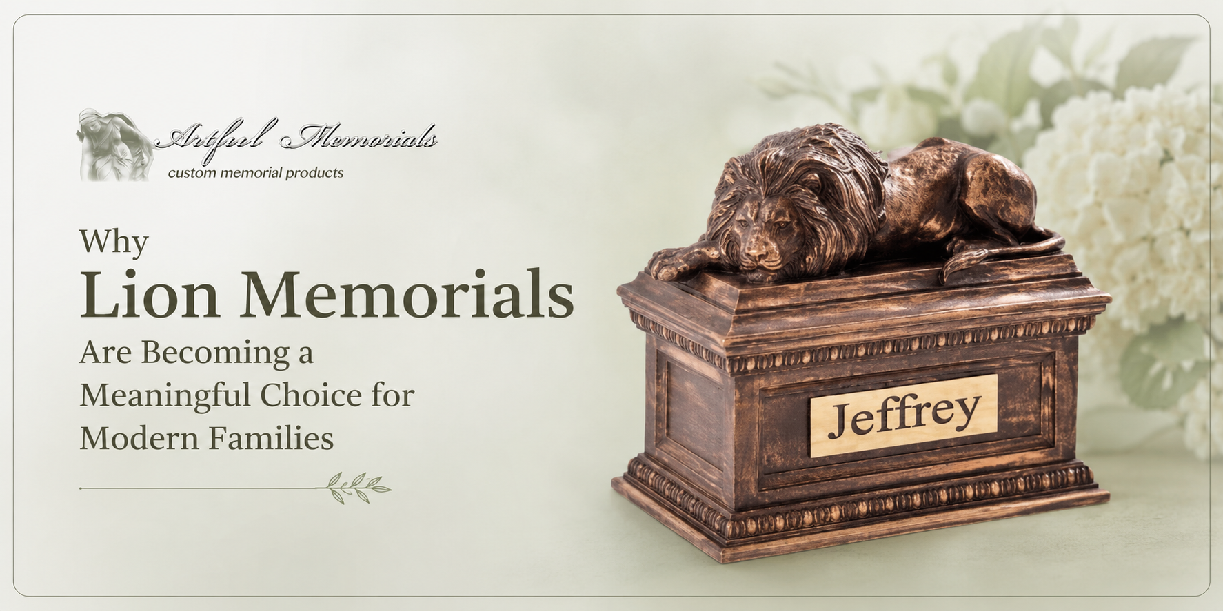 Why Lion Memorials Are Becoming a Meaningful Choice for Modern Families