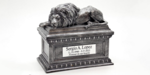 lion keepsake urn